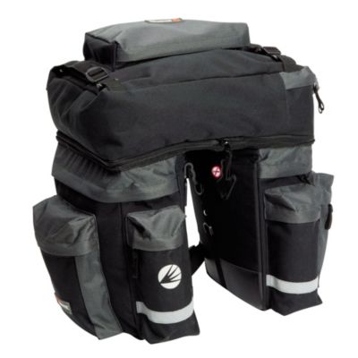 Bike-Tec Dobbelveske 48 ltr m/avtagbar ryggsekk