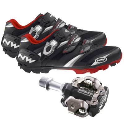 Northwave Pakke Sykkelsko Lizzard Pro/Shimano XT Pedaler